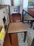 Трапезна маса цвят венге с 4 стола 143 х 85 х 76, снимка 3