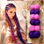 Комплект Бразилско Влакно за Плитки и Прически / Прежда за Коса / Jumbo Braids / Senegalese Twists, снимка 1