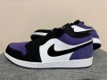 Jordan Air 1 Low Court Purple., снимка 1