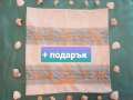 Позлатена ръчна бродерия с морски мотиви (калъфка), снимка 3