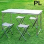 Сгъваема къмпинг маса с 4ри стола Код P2231, снимка 2