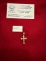 ****НЕВЕРОЯТЕН*** Златен кръст 1.47гр. 14к, снимка 1