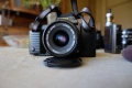Canon T70 & Canon FDn 28mm f2.8 Lens. Canon FD Mount, снимка 1