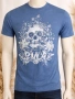 Мъжка тениска RVCA Blue Skull размер М, снимка 1