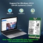 WiFi 7 Wireless Card Intel BE200 NGW Bluetooth 5.4 5800Mbps M.2/NGFF, снимка 7