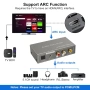 HDMI ARC адаптер към RCA аудио конвертор, цифров към аналогов стерео DAC, коаксиален оптичен ARC, снимка 5