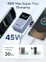 UGREEN Nexode Pro 10000mAh 45W външна батерия със USB-C, снимка 2