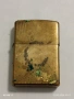 Оригинална метална запалка ZIPPO с кожен калъф колекционерски модел 39228, снимка 3