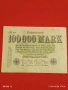 Две райхбанкноти 1 милиард марки 1923г. / 100 000 марки 1923г. Германия редки за КОЛЕКЦИЯ 14719, снимка 8