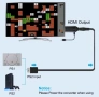 HDMI - Scart /RCA /PS2 конвертор адаптер с захранващ кабел , снимка 14