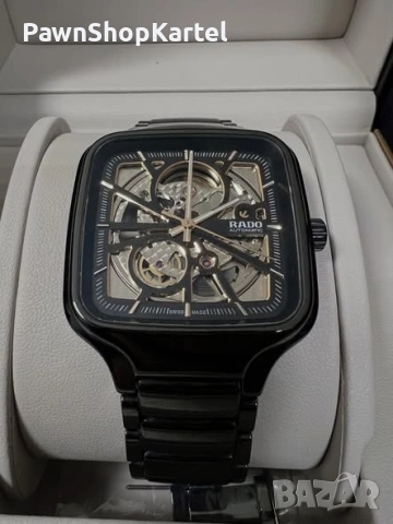 RADO Automatic Skeleton – Луксозен Швейцарски Часовник, снимка 2 - Мъжки - 54869904