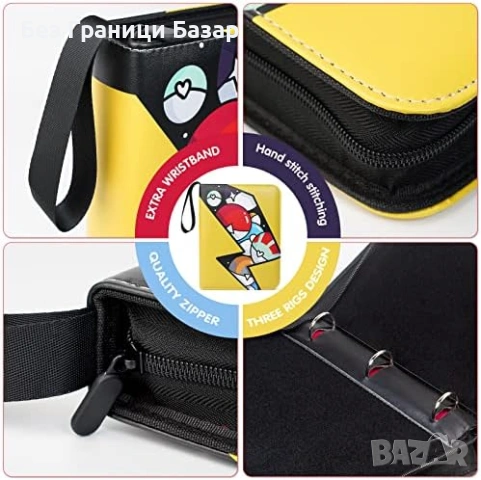 Нов Класьор албум карти Покемон колекция Pokemon trading cards Организатор, снимка 2 - Други - 54131026