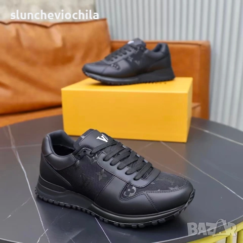 Обувки LV Classic Sneaker louis vuitton, снимка 16 - Маратонки - 54124327