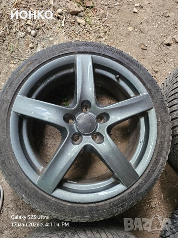 Алуминиеви джанти с гуми, снимка 3 - Гуми и джанти - 54583035