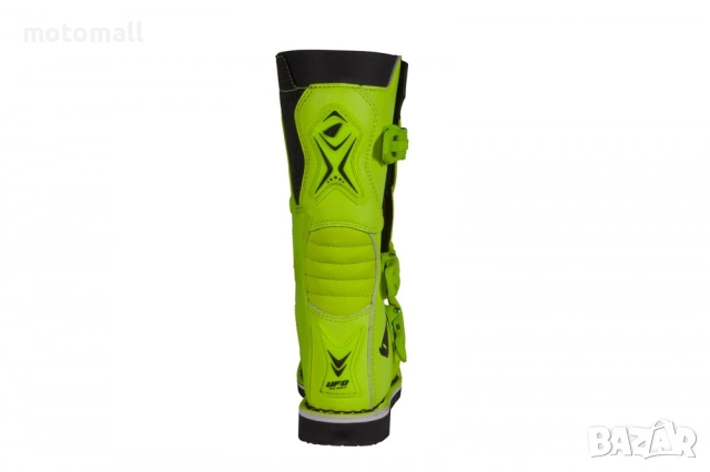 Детски мотокрос ботуши UFO Typhoon boy boots Yellow, снимка 4 - Аксесоари и консумативи - 54781993