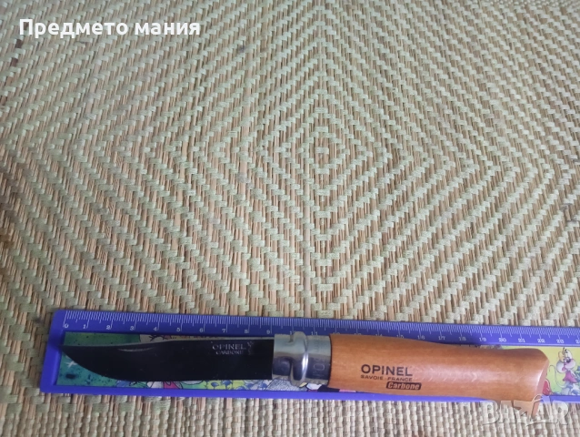 Сгъваем нож ножче ножка Opinel No.9 Carbone опинел, снимка 2 - Ножове - 54407352