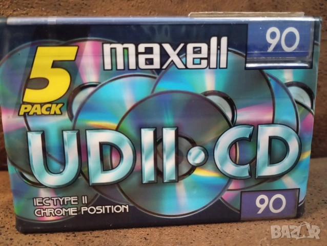 чисто нови хромни аудио касети Maxell UDII CD 90 OVP 