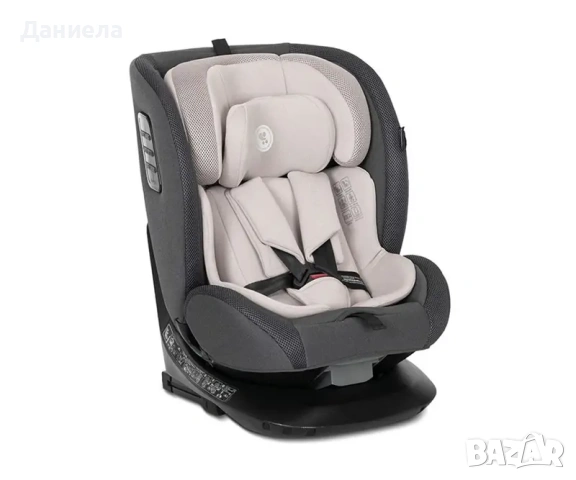 Lorelli Стол за кола Monza beige i-Size 40-150 см 360 isofix anti rebound bar