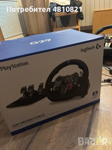 Волан с педали Logitech - G29, черен, PC/PS4/PS5, снимка 4 - Клавиатури и мишки - 54753746