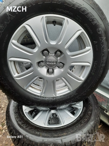 ляти джанти с гуми 5×112,16цола, АУДИ 