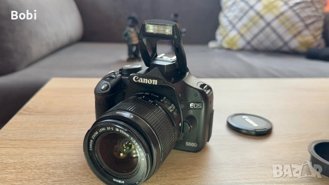 Canon EOS 500D + 2 обектива , снимка 13 - Фотоапарати - 54225989
