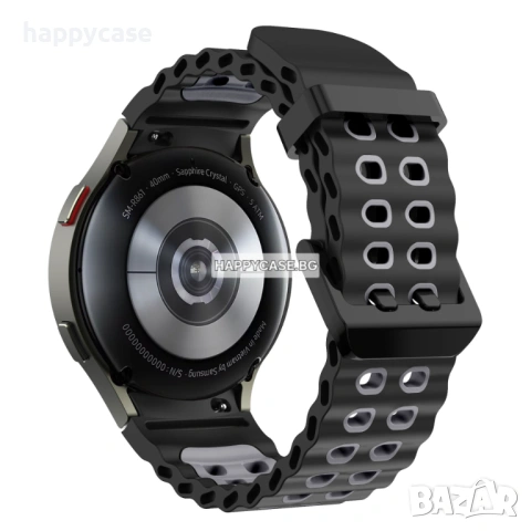 Samsung Galaxy Watch 7 6 5 4 3 / Pro / Classic / FE / MARINE Силиконова каишка, снимка 8 - Каишки за часовници - 54358866