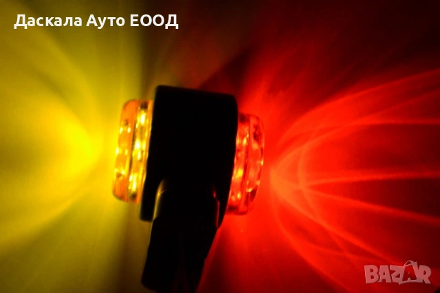 1бр. мини ЛЕД LED рогчета габарити с 12 SMD диода 12-24V, снимка 3 - Аксесоари и консумативи - 54442224