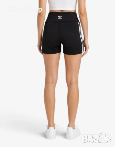 ADIDAS Adicolor 3-Stripes 1/4 Leggings Black, снимка 2 - Клинове - 54858632