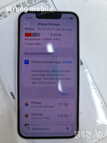Iphone 13 mini 128гб,Гаранция, снимка 7 - Apple iPhone - 55248910