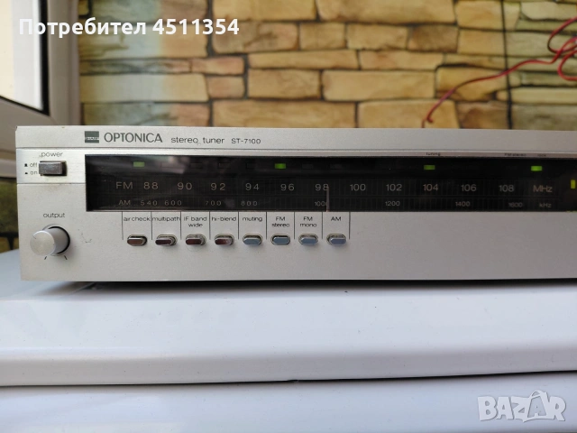 OPTONICA RT-7100H FM Tuner Made in Japan, снимка 5 - Ресийвъри, усилватели, смесителни пултове - 54986333