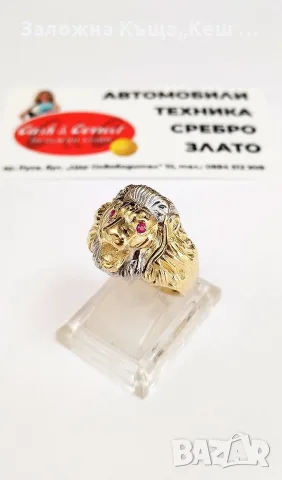 Златен мъжки пръстен 14К.Тегло 9.14 гр.Размер 63.Цена 575 €.