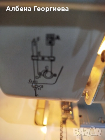 Метална шевна машина HOFMAN SUPER NUTZSTICH 6936, снимка 6 - Шевни машини - 54063116