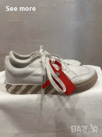 OFF-WHITE Low Top cloth Trainers Унисекс 41, снимка 2 - Спортни обувки - 54208653