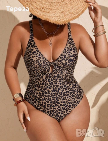🆕️ Бански в леопардов принт / XL, снимка 2 - Бански костюми - 54252481