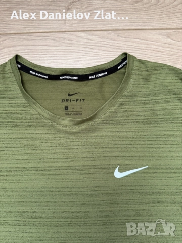 Оригинална мъжка тениска Nike Dri-FIT Miler, Размер M, снимка 2 - Тениски - 55694681