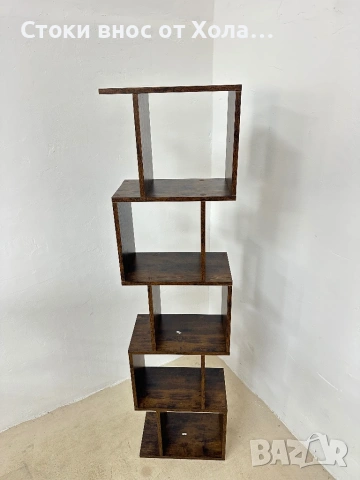 Библиотека, 6-етажна етажерка VASAGLE, снимка 4 - Етажерки - 54510759