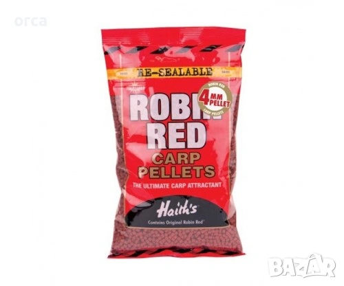 Пелети Dynamite Baits Robin Red 2–20мм за шаран с дупка и без