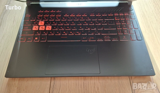 15.6' 144hz Asus TUF Intel Core i5-12500H/16GB/512GB SSD/Бат.5ч., снимка 7 - Лаптопи за игри - 54714917