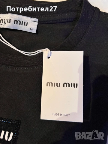 Нови тениски Miu Miu, Guess, YSL, снимка 8 - Тениски - 54489413