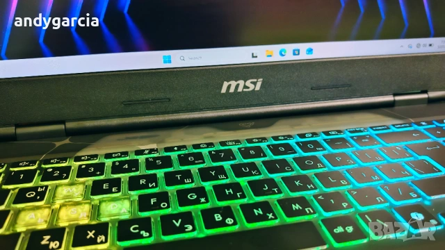MSI Cyborg 15/NVIDIA RTX 5060 8GB/Intel Core 7 240H/15.6 FHD 144hz/16GB RAM/512GB SSD/2 ГОДИНИ ГАРАН, снимка 12 - Лаптопи за игри - 54692512