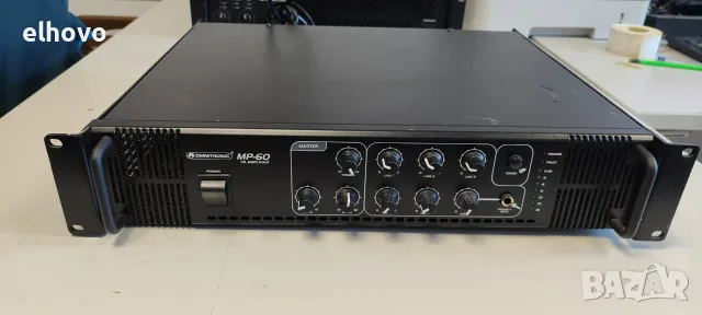 Крайно стъпало Omnitronic MP-60, снимка 9 - Ресийвъри, усилватели, смесителни пултове - 55582040