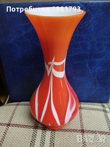 Ваза муранско стъкло на Carlo Muretti 