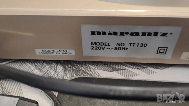 Marantz TT 130, снимка 5 - Грамофони - 55010791