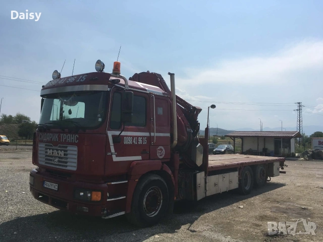 Продавам Камион Ман с кран Ферари
