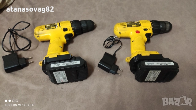 Винтоверт DeWalt с преход и преправени батерии, снимка 3 - Винтоверти - 54403514