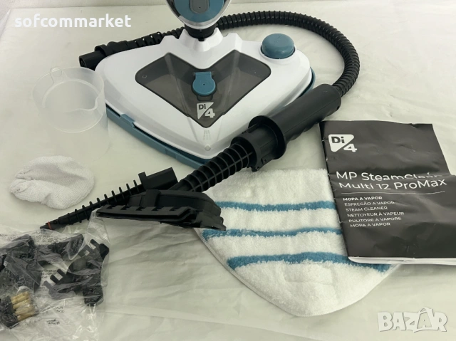 ЧИСТО НОВА Парочистачка 12-в-1 Di4 SteamClean Multi 12 ProMax с 6 м. Гаранция, снимка 7 - Парочистачки и Водоструйки - 54109217