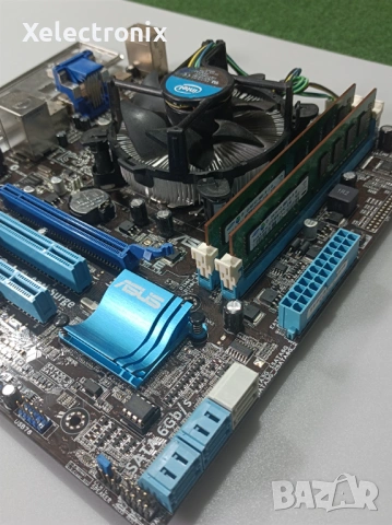 Asus P8H67-M LE i7-2600 3.4Ghz 4GB DDR3 - 1333 MHz, снимка 4 - Дънни платки - 54519072