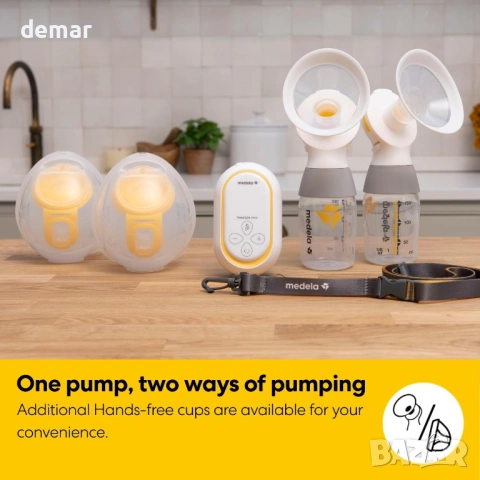 Medela Freestyle Mini Classic Двойна електрическа помпа за кърма, снимка 11 - Помпи за кърма - 54442638