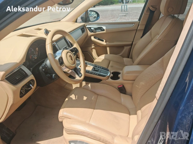 Porsche Macan Turbo 2015 Burmester, Beige interior, снимка 9 - Автомобили и джипове - 54759069