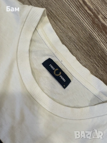 Оригинална мъжка тениска Fred Perry размер ХЛ, снимка 4 - Тениски - 54640885